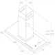 Потолочная островная вытяжка Elica BIO ISLAND BLRO/A/120X53 ROVERE Черный / Натуральный дуб - изображение 2