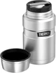Пищевой термоконтейнер Thermos 710 с ложкой для походов, нержавеющая сталь, широкое горлышко Silver - изображение 3