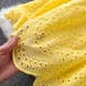 Женское платье миди из прошвы хлопковая летняя One size Желтая - изображение 7