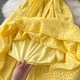 Женское платье миди из прошвы хлопковая летняя One size Желтая - изображение 8