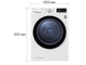 Сушильна машина LG - DC90V5V0W - зображення 2