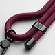 Ремінець для смартфона ArmorStandart Rope with Clear holder Black/Burgundy (ARM91365) - зображення 3