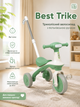 Велосипед трёхколёсный Best Trike HT-4105-15 колёса PU со светом, озвучивание, родительская ручка, для детей от 1 года - изображение 1