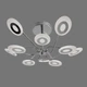 Люстра светодиодная в гостиную Sirius 8929-10 128W - изображение 4