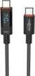 Кабель Ansmann USB Type-C to USB Type-C 140W 1.2 м Black (1700-0176) - зображення 2