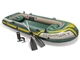 Лодка надувная Intex Seahawk 4 351 x 145 x 48 см, зеленый - изображение 1