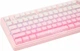 Бездротова ігрова механічна клавітура AULA F75 Pink, Dream Sakura switch, 75%, Hot-Swap, RGB, 2.4GHz/Bluetooth/USB - изображение 6