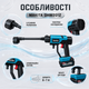 Аккумуляторная мойка высокого давления Makita DHW201Z, 36 В, для мойки авто, техники и очистки поверхностей - изображение 4