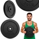 Obciążenie Gymtek G-66746 żeliwne 20 kg 29 mm Czarne (5907766667469) - obraz 4
