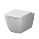 Унитаз подвесной AM.PM Gem AquaSpin с сиденьем с микролифтом white CGA1901SC - изображение 1
