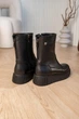 Черевики жіночі зимові натуральна шкіра DJUS SHOES 38 (24,5 см.) 70.09 Чорні - зображення 9