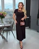 Жіноча сукня максі шоколадний 48-50 арт.4117odfas - изображение 1