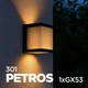 Светильник уличный PETROS 301 1xGX53 серый LIGHT SET - изображение 5