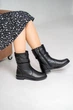 Черевики жіночі зимові натуральна шкіра DJUS SHOES 41 (27,0 см.) 70.097 Чорні - зображення 1