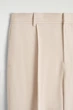 Штани чоловічі COS pleated relaxed-fit wide-leg trousers 1310975002 Eur 46 Бежевий - зображення 5