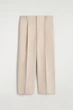 Штани чоловічі COS pleated relaxed-fit wide-leg trousers 1310975002 Eur 46 Бежевий - зображення 6