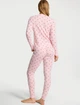 Жіночий піжамний комплект Victoria's Secret Cozy Pointelle Henley Long Pajama Set Mistletoe Graphic, XS Regular (27157366) - изображение 2