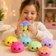 Антистресс игрушка сквиш Пельмень, 10 см, Радужный, Bun Rainbow Mystery Squishy Dumpling - изображение 4