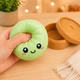 Антистресс игрушка сквиш Пельмень, 10 см, Зеленый, Bun Rainbow Mystery Squishy Dumpling - изображение 9