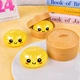 Антистресс игрушка сквиш Пельмень, 8,5 см, Желтый, с густым гелем и блестками (Squeezy Dumplings) - изображение 5