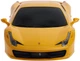 Машинка Rastar Ferrari 458 Italia 1:24 Жовтий - зображення 6