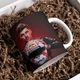 Чашка черная хамелеон с блестками матовая Формула 1 Макс Ферстаппен Max Verstappen F1 330 мл (ФО00373) - изображение 1