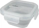 Контейнер для еды Tribe Collapsible Container 500 мл складной силиконовый герметичный для микроволновки Grey - изображение 1