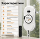 Робот для мойки окон Zepline 90 Вт с вакуумным удержанием, пультом дистанционного управления, резервным аккумулятором, многоразовыми салфетками из микрофибры и страховочным тросом для окон - изображение 5