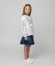 Дитяча вишиванка Piccolo Уляна пастельна — ніжна біла сорочка для дівчинки з вишивкою (льон/бавовна) | Розмір 152 - изображение 2