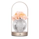 Настольная лампа LED ночник Lesko Rose Crystal KNXSTD01 Peach светильник в виде букета роз в колбе - изображение 1