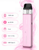 Электронная сигарета Vaporesso XROS 6 Mini Jelly Pink розовая под-система 1600мАч вейп со сменным картриджем 3мл - изображение 2