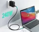Кабель Aukey 240 W USB Type-C – USB Type-C 1.8 m Black (CB-SCC242) - зображення 9