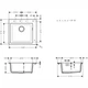 Кухонна мийка Hansgrohe S510-F450 560х510, Concretegrey (43312380) - зображення 3