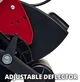 Газонокосарка акумуляторна Einhell GE-HM 18/38 Li 38 см 10,5 кг чорна з червоним - зображення 6
