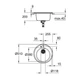 Гранитная мойка для кухни Grohe K200 510x510 врезная, круглая, черная (31656AT0) - изображение 2