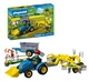 Ігровий набір Playmobil Country Невеликий трактор з сінорушилкою 84 елементи 72163 (4008789721631) - зображення 4