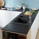 Hansgrohe S51 S510-F635 Кухонна мийка, графітово-чорна (43315170) - зображення 7