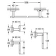 Набір аксесуарів 4 в 1 Grohe Essentials Cube New (40778001) - зображення 2