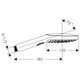 Ручний душ Hansgrohe Raindance Select E 120 3jet, matt black (26520670) - зображення 2