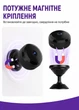 Бездротова WiFi міні камера відеоспостереження для дому та офісу Full HD портативна камера з мікрофоном MicroSD до 128 ГБ - зображення 6