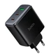 Сетевое зарядное устройство 65W HOCO C160A USB/2хType-C с кабелем Type-C - Type-C - изображение 3