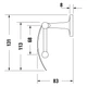 Бумагодержатель без крышки Duravit Starck T (цвет - чёрный матовый) (0099404600) - изображение 4