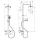 Hansgrohe Vernis Shape Душевая система с термостатом, черный матовый (26286670) - изображение 4