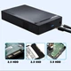 Зовнішній карман HDD 3.5" / 2.5" SATA USB 3.0 - USB ShuoLe бокс для жорсткого диска з блоком живлення Чорний корпус (CN300058) - зображення 1