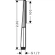 Ручний душ Hansgrohe Rainfinity 1jet EcoSmart, Matt Black (26867670) - зображення 2