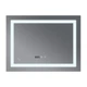 Дзеркало Mixxus WARM MR02-100x80 з Led Touch, Anti-fog, димером, регулятором яскравості, годинником - изображение 6