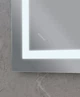 Дзеркало Mixxus WARM MR02-100x80 з Led Touch, Anti-fog, димером, регулятором яскравості, годинником - изображение 10