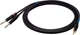 Kabel SSQ MIJM3 jack stereo 3.5 mm - 2 x jack mono 6.3 mm 5 m (5904161821991) - obraz 1