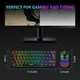 Проводной игровой комплект RedThunder 60% 2-в-1: Ультракомпактная RGB клавиатура QWERTZ (62 клавиши) и облегченная мышь 7200 DPI, геймерская клавиатура, игровая мышка - Уценка - изображение 4