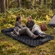 Надувний матрац для кемпінгу Outtec Nylon O-05169 205 x 120 x 15 см двомісний Чорний (5905399051693) - зображення 14